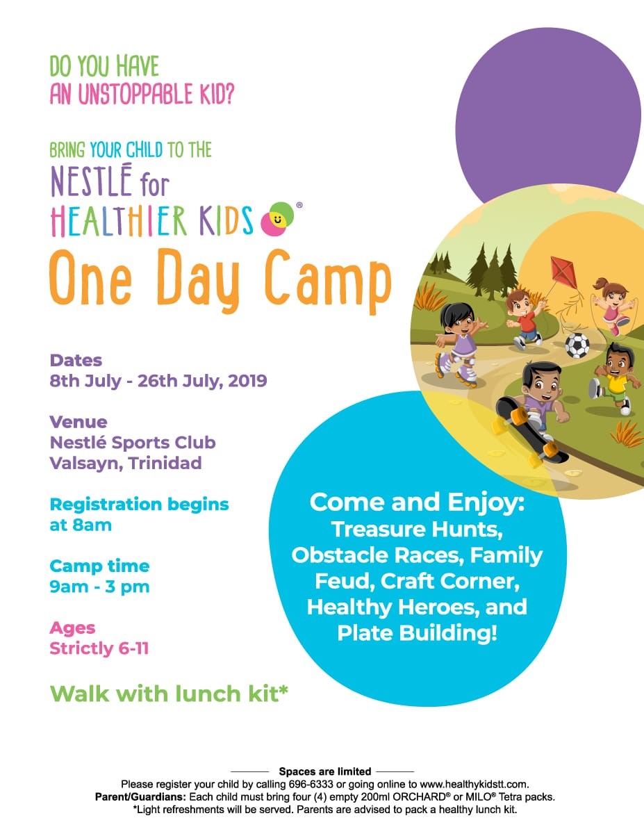 Unstoppable Kids – Nestle One Day Camps 2019 – My Trini Chile